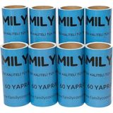 Misda Store Co.kedi Köpek Saç Kıl Tüy Toplayıcı Rulo 8 Adet Yedek Kartuş Her Biri 60 Yaprak
