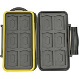 Misda Store Çoklu Memory Card Case MC-SDMSD24 Hafıza Kartı Koruma Kutusu 12 Adet Sdhc ve 12 Adet Microsd Kart Için – Son Derece Su Geçirmez ve Darbeye Dayanıklı Kutu Kasa Kasa Çanta Kılıf Saklama Kutusu