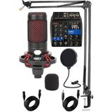 Misda Store Cxn-30 Paket-2 +48V Mikserli Condenser Mikrofon Stand Seti