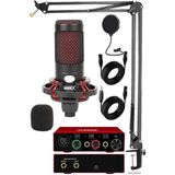 Misda Store Cxn-30 Paket-4 Stüdyo Ses Kartlı Condenser Mikrofon Stand Seti
