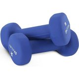 Misda Store Dambıl Neopren Set Altıgen Kısa Dambıl (2'li Set) Birden Fazla Ağırlık Seçeneği (0,9 kg Ila 6,8 Kg)