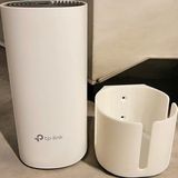 Misda Store Deco M4 ve E4 Uyumlu Duvar Askı Standı - Beyaz Mesh Wifi Montaj Aparatı