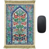 Misda Store Dekoratif Küçük Halı Mousepad - Altın