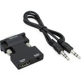 Misda Store Destekli HDMI To VGA Monitör Çevirici Dönüştürücü Adaptör
