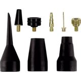 Misda Store Einhell 8 Parça Kompresör Aksesuar Seti (Metal Top Iğnesi ve Bisiklet Lastikleri Için Supap Adaptörü Dahil) - 4139695