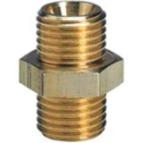 Misda Store Einhell Einhell Çift Taraflı Nipel R1/4" (Kompresör Aksesuarı, Pirinçten, Tüm 1/4" Dış Dişli Basınçlı Hava Bağlantılarına Uygun) - 4139620