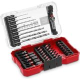 Misda Store Einhell M-Case 39 Parça Darbeye Dayanıklı Bits Seti (25 mm Uçlar, Metal Matkap Uçları, 60 mm Uç Tutucu, Lokma Ucu, Havşa Dahil Saklama Kutusu) - 49108773