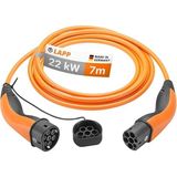 Misda Store Elektrikli Araç 22 Kw, 32A, Üç Fazlı, Mod3, 7m Tip2 Şarj Kablosu - Tüm Araçlarla Uyumlu