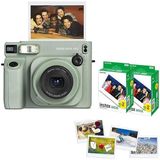 Misda Store Fujifilm Wide 400 Instant Fotoğraf Makinesi - 40'lı Film (Yeşil)