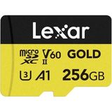 Misda Store Gold 256GB Mikro Sd Kart, Microsdxc Uhs-Iı Bellek Kartı, V60, U3, A1, C10 Microsd Kart, 280MB/S'YE Kadar Okuma, Drone/aksiyon Kamerası/uhs-Iı Taşınabilir Oyun Cihazı Için (LMSGOLD256G-BNNNG)