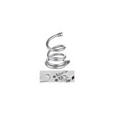 Misda Store Gri Paslanmaz Kopmaz Patlamaz Kaliteli Pvc Duş Hortumu - Yüksek Kaliteli Lüx Duş Spirali - Tüm Duş Setleri/duş Başlıkları ile Uyumlu (G1/2) - 150CM