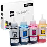 Misda Store Guy Mürekkep Epson 664 ile Uyumlu Ecotank Et 14000 2550 2650 4500 L100 L110 L1300 L200 L210 L300 L3050 L3060 L3070 L310 L355 L361 L365 L382 L385 L455 L485 L486 L555 L565 (4x 70 Ml)
