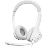 Misda Store H390 Kablolu Kulak Üstü Mikrofonlu Kulaklık, Dijital Stereo Ses, Katlanabilir Gürültü Önleyici Mikrofon, Kablo Üzeri Denetimler, Beyaz