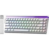 Misda Store Hero 68 He Manyetik Klavye Rapid Trigger Jade King Switch 8000Hz Rgb Neon Tkl Hot Swap Oyuncu Klavyesi Beyaz