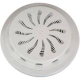 Misda Store Home Ayarlı Doğalgaz Cam Menfezi Beyaz Ø18CM - Aç-Kapa Ayarlanabilir Soğuk Hava Engelleyen Cam Menfezi - Şeffaf Panel Hava Kapaklı Havalandırma Menfezi