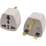 Misda Store Ile Uyumlu Ingiliz Ingiltere Elektrik Priz Fiş Çevirici Dönüştürücü Adaptör Aparat Dönüştürücü (Beyaz)