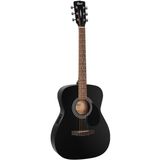 Misda Store Ince Kasa Elektro Akustik Gitar AF510E-BKS (Mat Siyah)