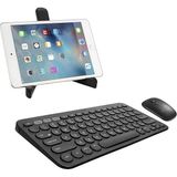 Misda Store iPad Air 5.nesil 10.9 Inch 2022 Bluetooth Klavye + Mouse + Tablet Standı - AL8106