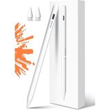 Misda Store iPad ile Uyumlu Stylus Kalem Tablet Kalemi,ipad Pro 11/13 Inç M4,ipad Air 11/13 Inç M2,ipad 11/10/9/8/7 10.2,ipad Air 5/4 10.9,ipad Pro 12.9,ipad Mini 6/5 Için Eğim Sensörlü Avuç Içi Reddi