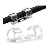Misda Store Kablo Klipsi Paketi, 20 Adet Yapışkanlı Kablo Tutucu Klips, Yapıştırıcı Akrilik Ile, Çalışma Masası, Güç Kablosu, USB Şarj Kablosu, Şarj Kablosu Vb. Için Güvenli Altlık, Şeffaf