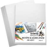 Misda Store Kağıdı 35X50 100 Lü 100 gr 1 Paket 35 * 50 Resim Kartonu