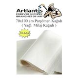 Misda Store Kağıdı Milaj Kağıdı 70X100 cm 10 Adet Yağlı Çizim Kağıdı Parşumen Ince Kopya Kağıdı