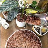 Misda Store Kırmızı Pomza Taşı 3-8 mm 25 kg Volkanik Cürüf Ponza Lav Kırığı Lav Taşı
