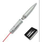 Misda Store Kl-1 Sunum Kalemi 16 GB USB Bellek Özellikli Metal Kutulu Kırmızı Lazerli, LED Işıklı Pointer Kalemi Işaretçi Sunum Kalemi Metal Tükenmez Kalem