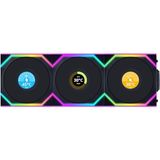 Misda Store Li Unı Fan Sl Wıreless LCD 3X120MM Siyah Kasa Fanı (G99.12SLLCD1W3B.00)