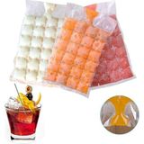 Misda Store Lua 2 Paket 480 Adet Buz Küpü, Buz Torbası, Kolay Çıkarılan Buz Küpü Kalıp Tepsileri, Dondurucu, Kokteyl, Kemik Suyu Torbası Dondurma Meyve Suyu Için Kendinden Sızdırmaz Buz Küpü Torbaları