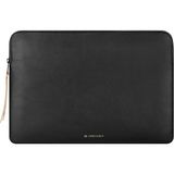 Misda Store MacBook Pro 14 Inç M3 M2 Pro/max 2023 ve M1 ile Uyumlu Ince Koruyucu Dizüstü Bilgisayar Kılıfı, Mac Için Pu Deri Çanta Su Geçirmez Kapak Dizüstü Bilgisayar Çantası, Siyah