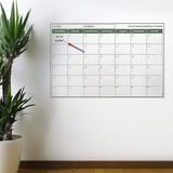 Misda Store Manyetik Yapışkanlı Bir Aylık Program Planlayıcı Akıllı Statik Duvar Takvimi 85X56 cm