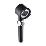 Misda Store Masajlı Filtreli 3 Fonksiyonlu Siyah El Duşu, Handshower, Massage Handshower