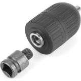 Misda Store Matkap Aynası, 2 – 13 mm Anahtarsız Mandren 1/2 "-20UNF, Darbeli Matkapların Dönüştürülmesi Için 1/2" Mandren Adaptörü ile