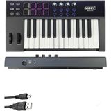 Misda Store Midi-25 Pro Midi Klavye 25 Tuşlu Midi Keyboard 8 Pad