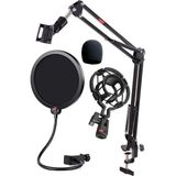 Misda Store NB39PSMX Mikrofon Standı Shock Mount Pop Filter Sünger Seti