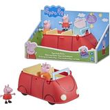 Misda Store Pig Peppa'nın Maceraları Peppa'nın Ailesinin Kırmızı Arabası Okul Öncesi Oyuncağı, Konuşma ve Ses Efektleri, 3 Yaş ve Üzeri Içindir