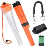 Misda Store Pinpointer Metal Dedektörü, Hazine Avcılık Aracı Buzzer Titreşimli Taşınabilir Pim Işaretçi LED Göstergeleri ve Kemer Kılıfı ile (Turuncu)