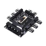Misda Store Plus Primex PX-4336 3 Pin Girişli 8 Port Fan Çoklayıcı Kart