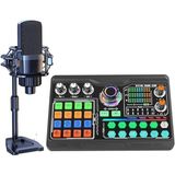 Misda Store Podcast Mikrofon Ses Kartı Kiti Pc Smartphone Dizüstü Bilgisayar Içiin Vlog Kayıt Canlı Akışı Youtuber Yayıncılara Uygun P300 (P300)