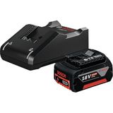 Misda Store Professional 18 Volt Akü Şarj Cihazı Seti (1 x 4,0 Ah Li-Ion Akü + Gal 18V-40 Şarj Cihazı, Karton Kutuda)