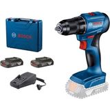 Misda Store Professional Gsr 185-LI Akülü Delme Vidalama Makinesi (18 Volt, 2 x 2,0 Ah Akü, Şarj Cihazı, Yumuşak/sert Tork: 21/50 Nm; L-Case Plastik Çanta)