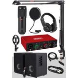Misda Store Referans Paket-1 Maxword Monitör Ses Kartı BM800 Mikrofon Stand