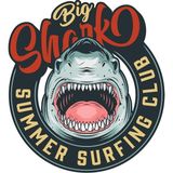 Misda Store Road Camping Adventure Kamp Shark Köpek Balığı Off Road Sticker 10 x 9 cm