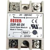 Misda Store Robotik SSR-60DA Ssr Solid State Röle 60A (Katı Hal Rölesi)
