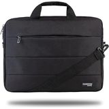 Misda Store Romeo Serisi TL2000 15.6 Inch Uyumlu Su Geçirmez Kumaş, Notebook, Laptop , El Çantası- Siyah