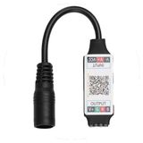 Misda Store Şerit LED Kontrol Cihazları - Bluetooth, Sese ve Müziğe Duyarlı, 24 Tuşlu - 6 Amper, 10 Metreye Kadar Rgb Şerit LED Çalıştırır (1, Bluetooth Kontrol Cihazı)