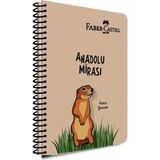 Misda Store Spiralli Defter, A4, 80 Yaprak, 70G Kağıt, Çizgili, Anadolu Mirası Desenli, 500 Mikron Pp Kapak, Dayanıklı ve Çevre Dostu Tasarım, Tekli Paket