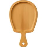 Misda Store Sunum Tabağı – Saplı Ergonomik Tasarım, Doğal Ahşap, Çevre Dostu, Kahvaltı, Peynir, Meze ve Tatlı Sunumu Için Şık ve Dayanıklı