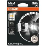 Misda Store T10 LED Turuncu Dipsiz WY5W Park ve Sinyal Ampülü 4 Yıl Garantili 2827-02B